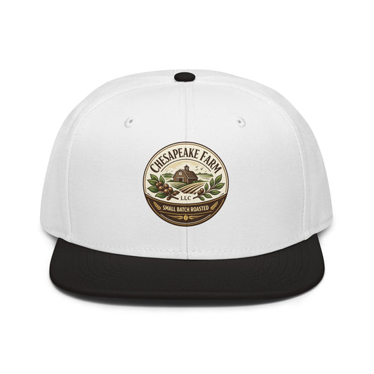 Snapback Hat - Chesapeake Farms LLC - Gourmet Jams/Jellies & Coffee - Original Artworks - Antiques