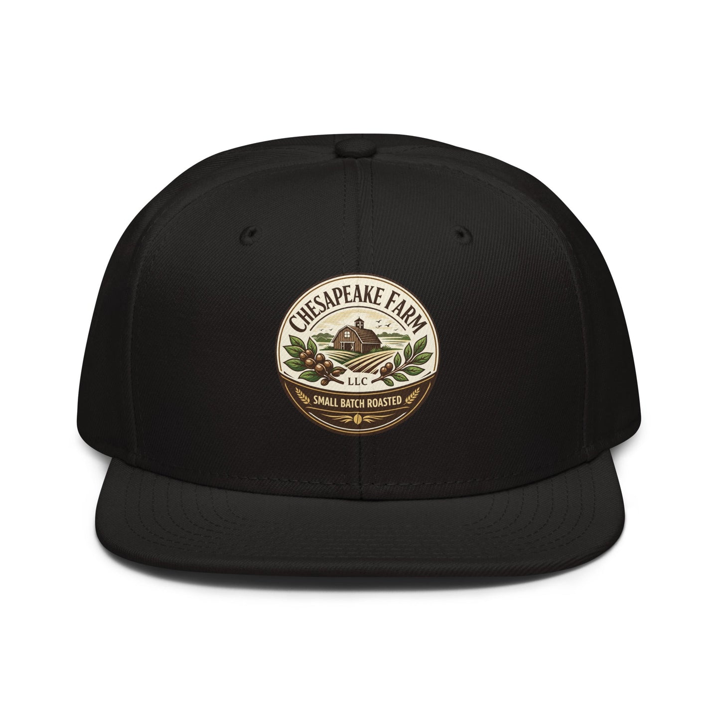 Snapback Hat - Chesapeake Farms LLC - Gourmet Jams/Jellies & Coffee - Original Artworks - Antiques