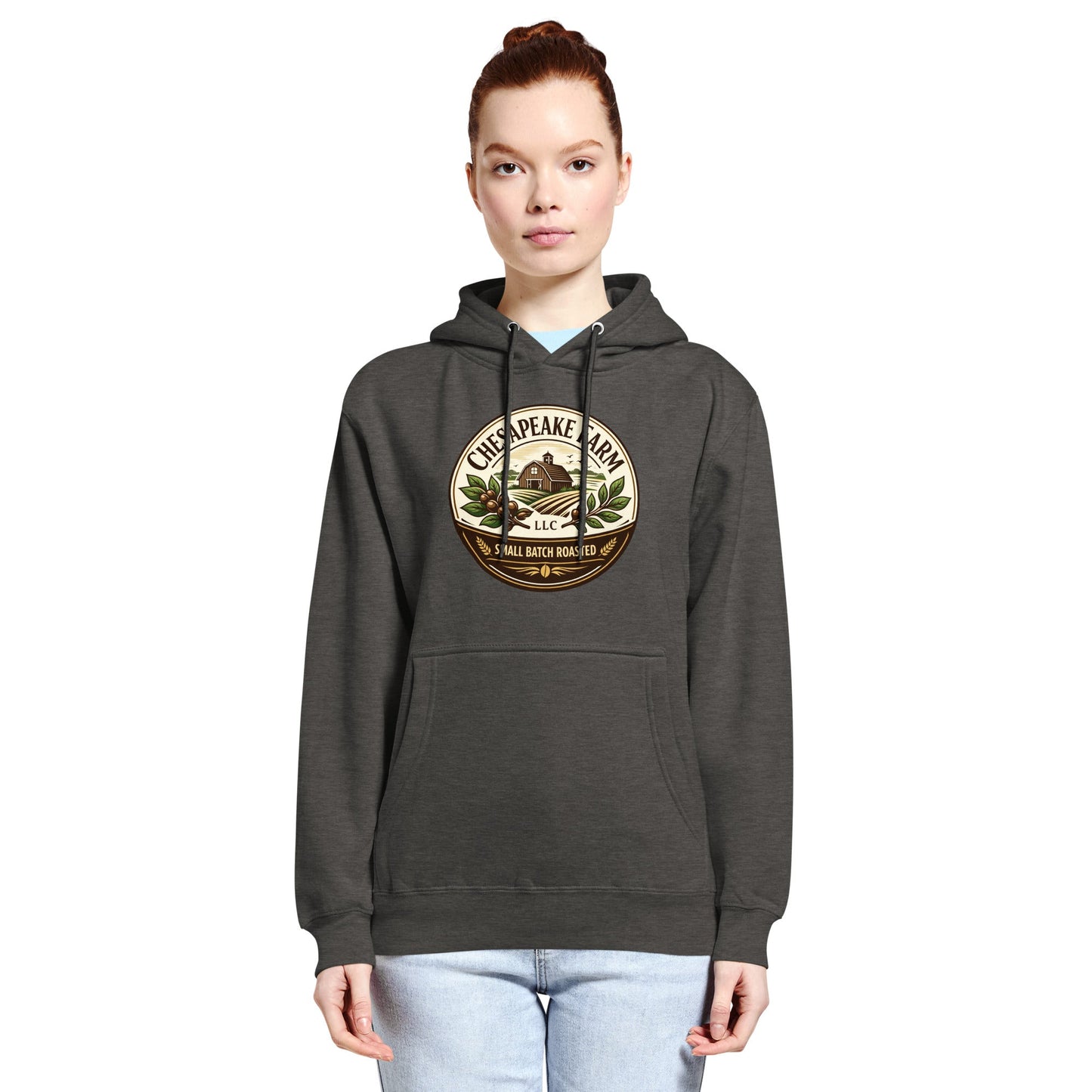 Unisex Premium Mid - Weight Hoodie - Chesapeake Farms LLC - Gourmet Jams/Jellies & Coffee - Original Artworks - Antiques